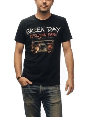 Green Day 2017 Tour T-shirt Revolution Radio Double Sided Authentic